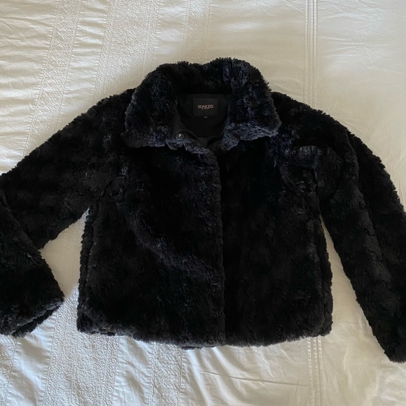 Soaked In Luxury Faux-Fur Jacket - Picture 3 of 4